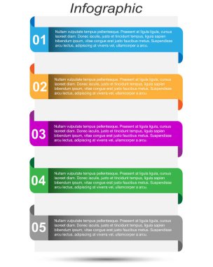 Modern Tasarım Şablonu, bilgi grafikleri ve web düzeni için pankartlar için kullanılabilir.