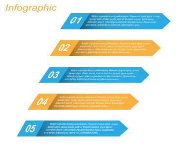Modern Tasarım Şablonu, bilgi grafikleri ve web düzeni için pankartlar için kullanılabilir.