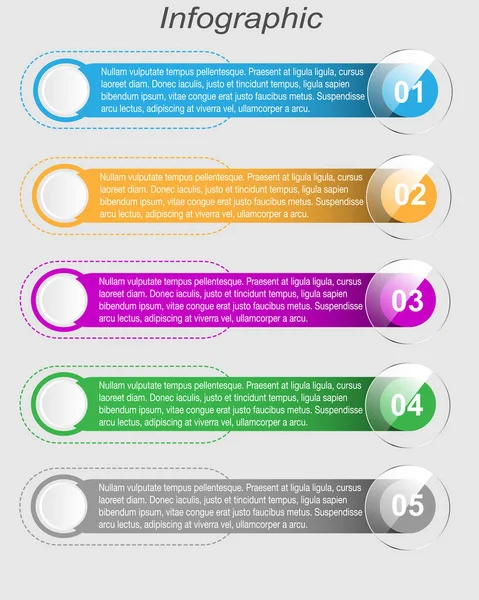 Plantilla Diseño Moderno Puede Utilizar Para Infografías Banners Para Diseño — Archivo Imágenes Vectoriales