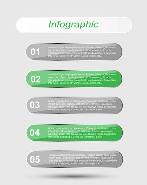 Plantilla Diseño Moderno Puede Utilizar Para Infografías Banners Para Diseño — Archivo Imágenes Vectoriales