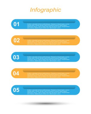 Modern Tasarım Şablonu, bilgi grafikleri ve web düzeni için pankartlar için kullanılabilir.