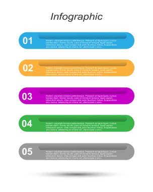 Modern Tasarım Şablonu, bilgi grafikleri ve web düzeni için pankartlar için kullanılabilir.