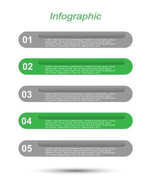 Modern Tasarım Şablonu, bilgi grafikleri ve web düzeni için pankartlar için kullanılabilir.