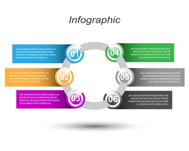 Bilgi-grafik tasarım şablonu. Sıralama ve istatistikleri görüntülemek için fikir.