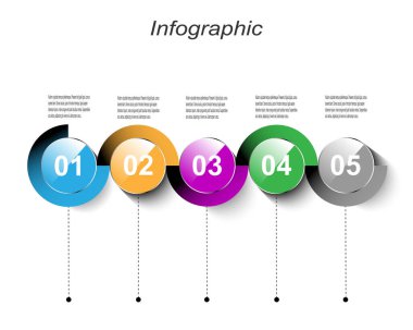 Bilgi-grafik tasarım şablonu. Sıralama ve istatistikleri görüntülemek için fikir.