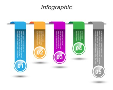 Bilgi-grafik tasarım şablonu. Sıralama ve istatistikleri görüntülemek için fikir.