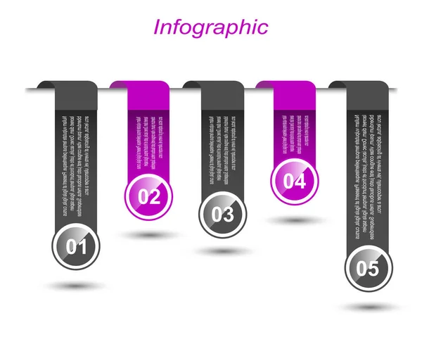 Info Grafikus Design Sablon Ötlet Hogy Rangsor Statisztika Megjelenítésére — Stock Vector