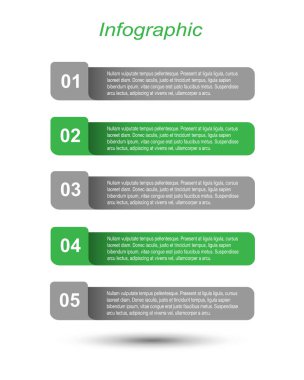 Modern Tasarım Şablonu, bilgi grafikleri ve web düzeni için pankartlar için kullanılabilir.