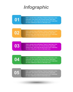 Modern Tasarım Şablonu, bilgi grafikleri ve web düzeni için pankartlar için kullanılabilir.