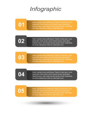 Modern Tasarım Şablonu, bilgi grafikleri ve web düzeni için pankartlar için kullanılabilir.