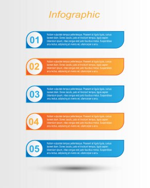 Modern Tasarım Şablonu, bilgi grafikleri ve web düzeni için pankartlar için kullanılabilir.