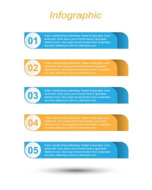 Modern Tasarım Şablonu, bilgi grafikleri ve web düzeni için pankartlar için kullanılabilir.