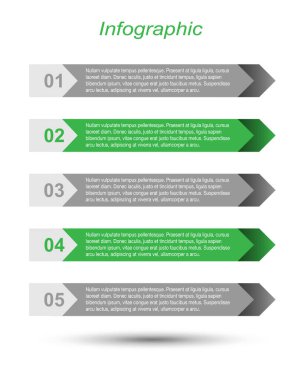 Modern Tasarım Şablonu, bilgi grafikleri ve web düzeni için pankartlar için kullanılabilir.