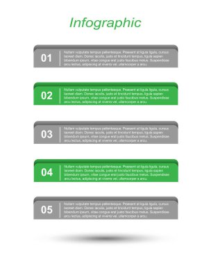 Modern Tasarım Şablonu, bilgi grafikleri ve web düzeni için pankartlar için kullanılabilir.