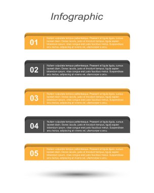 Modern Tasarım Şablonu, bilgi grafikleri ve web düzeni için pankartlar için kullanılabilir.