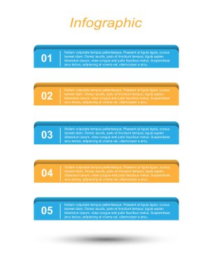 Modern Tasarım Şablonu, bilgi grafikleri ve web düzeni için pankartlar için kullanılabilir.