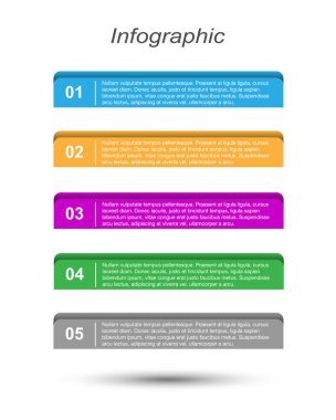 Modern Tasarım Şablonu, bilgi grafikleri ve web düzeni için pankartlar için kullanılabilir.