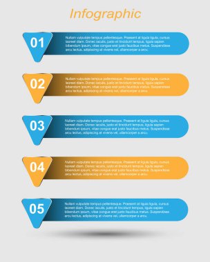 Modern Tasarım Şablonu, bilgi grafikleri ve web düzeni için pankartlar için kullanılabilir.