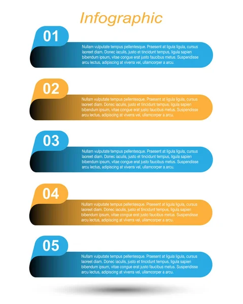 Modern Tasarım Şablonu, bilgi grafikleri ve web düzeni için pankartlar için kullanılabilir.