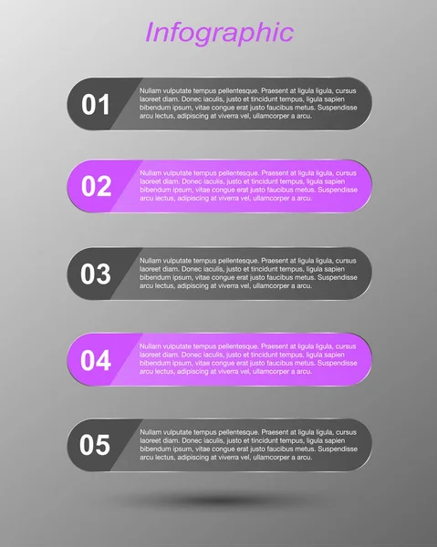 Modern Tasarım Şablonu, bilgi grafikleri ve web düzeni için pankartlar için kullanılabilir.