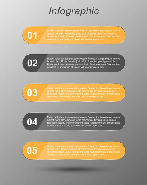 Modern Tasarım Şablonu, bilgi grafikleri ve web düzeni için pankartlar için kullanılabilir.