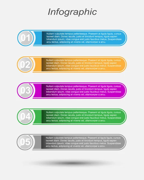 Modèle Conception Moderne Peut Être Utilisé Pour Info Graphiques Bannières — Image vectorielle