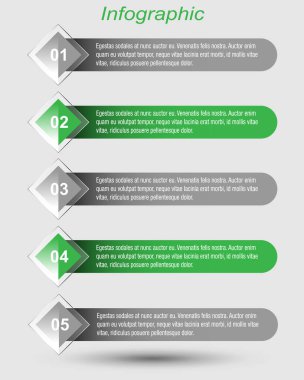 Modern Tasarım Şablonu, bilgi grafikleri ve web düzeni için pankartlar için kullanılabilir.