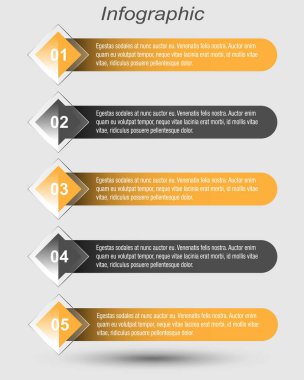 Modern Tasarım Şablonu, bilgi grafikleri ve web düzeni için pankartlar için kullanılabilir.