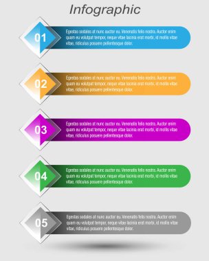 Modern Tasarım Şablonu, bilgi grafikleri ve web düzeni için pankartlar için kullanılabilir.