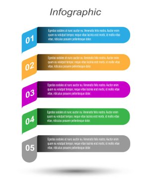 Modern Tasarım Şablonu, bilgi grafikleri ve web düzeni için pankartlar için kullanılabilir.