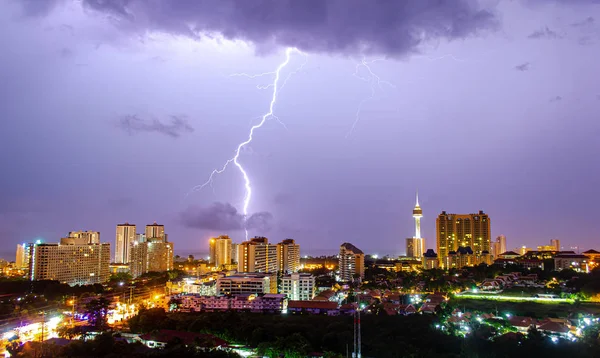 Céu relâmpago Imagem De Stock