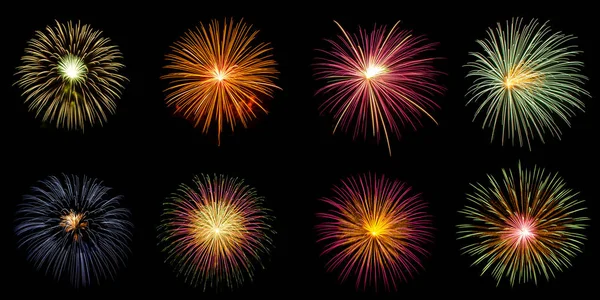 Zobrazení Fireworks Stock Obrázky