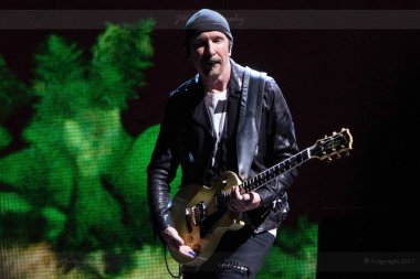 U2- Joshua Tree 30-year Anniversary- The Edge clipart