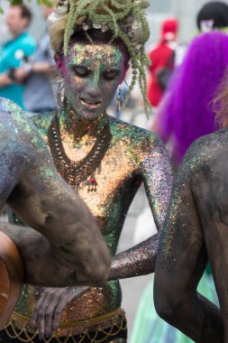 38 yıllık Mermaid parade-Brooklyn New York Usa
