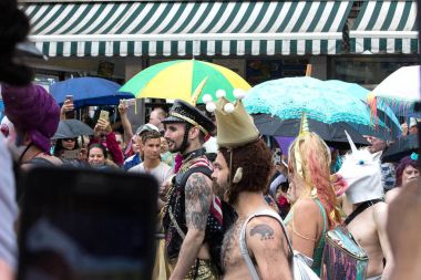 38 yıllık Mermaid parade-Brooklyn New York Usa