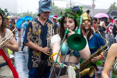 38 yıllık Mermaid parade-Brooklyn New York Usa