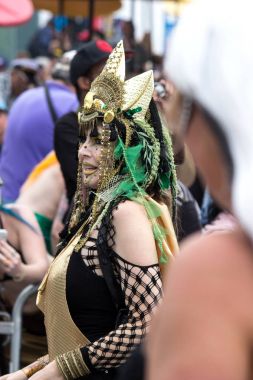 38 yıllık Mermaid parade-Brooklyn New York Usa