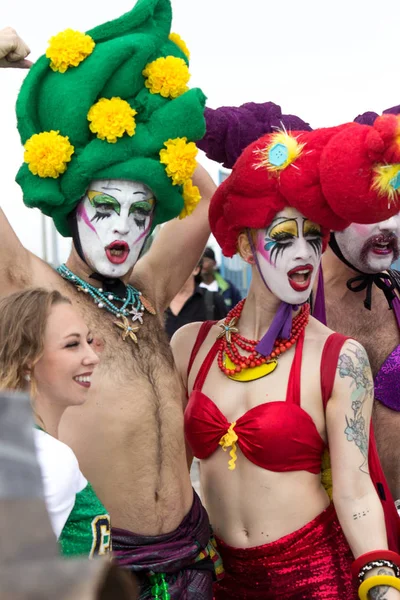 38th roční Mermaid parade-Brooklyn New York Usa — Stock fotografie