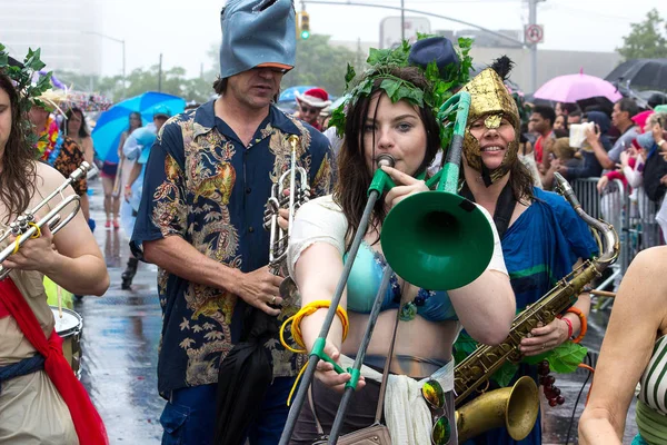 38: e årliga Mermaid parade-Brooklyn New York Usa Stockfoto