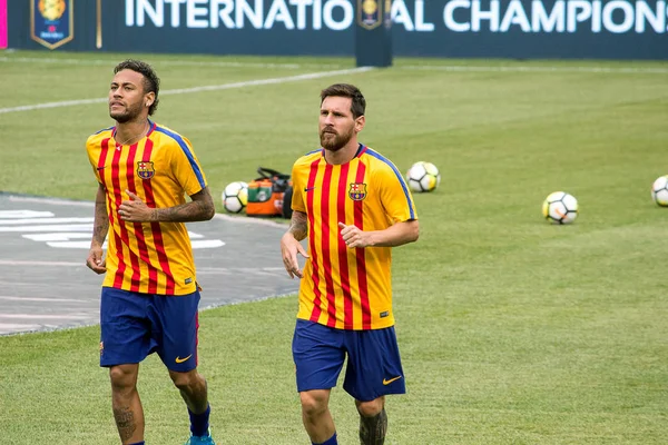 Copa de Campeones Internacionales 2017 FC Baecelona vs Juventus — Foto de Stock