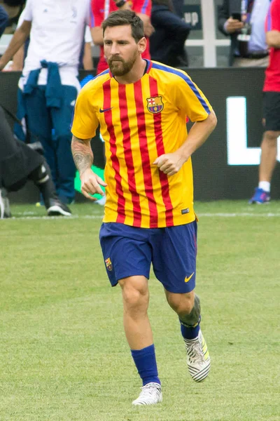 2017 Campeões Internacionais Cup- FC Baecelona vs. Juventus — Fotografia de Stock