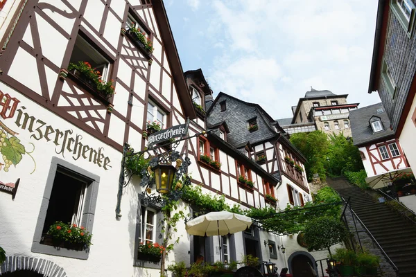 Stadtbild von Beilstein an der Mosel in Deutschland. — Stockfoto