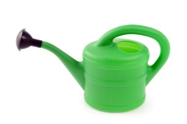 Yeşil plastik su izole arka plan üzerinde olabilir