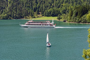 Avusturya'da tirol gölde Achensee.