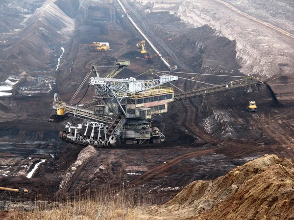 煤矿井下用斗轮挖掘机 — 图库照片