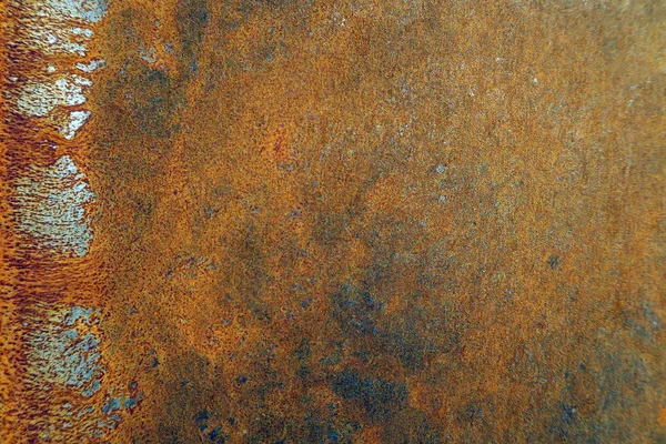 Textura de fondo de metal oxidado en marco completo — Foto de Stock