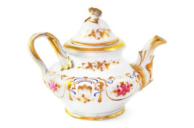 19. yüzyıl (Biedermeier zaman antik kahve pot)