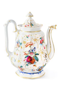 19. yüzyıl (Biedermeier zaman antik kahve pot)