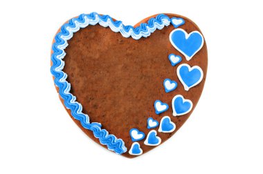 Oktoberfest gingerbread kalp kek kopya alanı ile