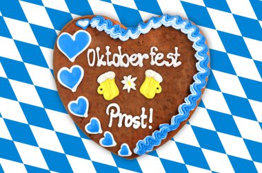 Oktoberfest gingerbread kalp